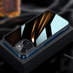 SULADA Metal Frame + Nano Glass + TPU Phone Case, For iPhone 13 mini, For iPhone 13, For iPhone 13 Pro
