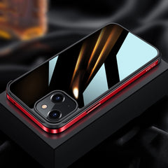 SULADA Metal Frame + Nano Glass + TPU Phone Case, For iPhone 13 mini, For iPhone 13, For iPhone 13 Pro