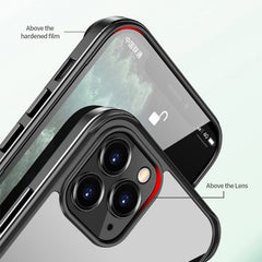 SULADA Metal Frame + Nano Glass + TPU Phone Case, For iPhone 13 mini, For iPhone 13, For iPhone 13 Pro
