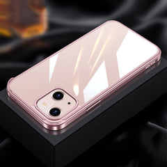 SULADA Metal Frame + Nano Glass + TPU Phone Case, For iPhone 13 mini, For iPhone 13, For iPhone 13 Pro