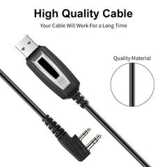 RETEVIS J9110P Dedicated USB Programming Cable for RT3S Series EDA0014386 / EDA0014407, J9110P