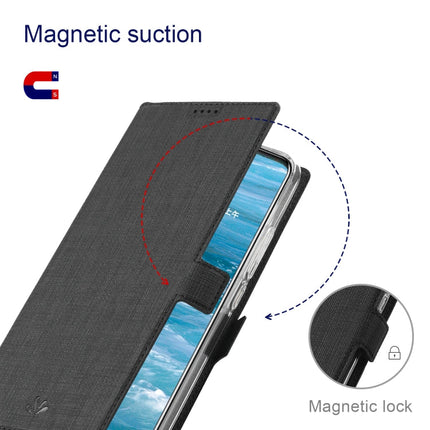 ViLi K Series Magnetic Buckle Leather Phone Case, For Samsung Galaxy S22 Ultra 5G