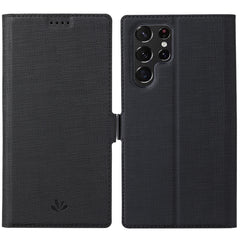 ViLi K Series Magnetic Buckle Leather Phone Case, For Samsung Galaxy S22 Ultra 5G