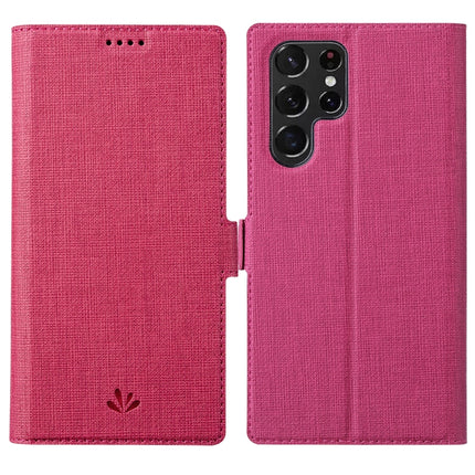 ViLi K Series Magnetic Buckle Leather Phone Case, For Samsung Galaxy S22 Ultra 5G