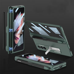 GKK Integrated Magnetic Full Coverage Phone Flip Case with Pen Slot, For Samsung Galaxy Z Fold3 5G