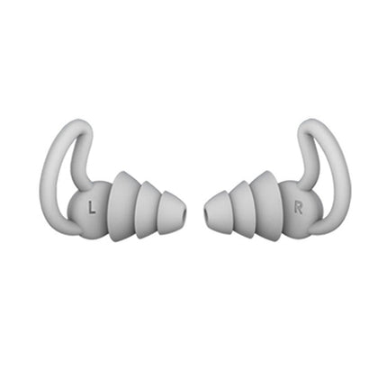 iMeBoBo A1 Shark Fin Version Nano Silicone Sleeping Noise Reduction Earplugs, Two Layer, Three Layer