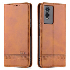 AZNS Magnetic Calf Texture Leather Phone Case, For vivo Y76s / Y74s, For Honor Play 30 Plus, For Redmi Note 11 4G Overseas Version / Note 11S, For Redmi Note 11 Pro Overseas Version