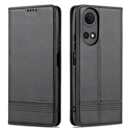 AZNS Magnetic Calf Texture Leather Phone Case