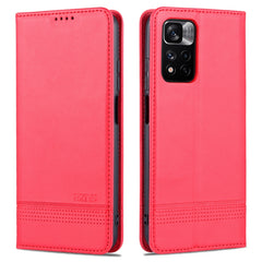 AZNS Magnetic Calf Texture Leather Phone Case, For vivo Y76s / Y74s, For Honor Play 30 Plus, For Redmi Note 11 4G Overseas Version / Note 11S, For Redmi Note 11 Pro Overseas Version