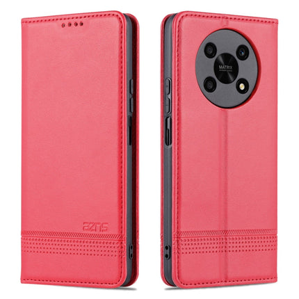 AZNS Magnetic Calf Texture Leather Phone Case