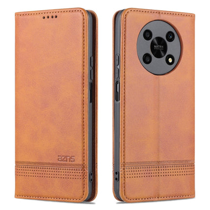 AZNS Magnetic Calf Texture Leather Phone Case