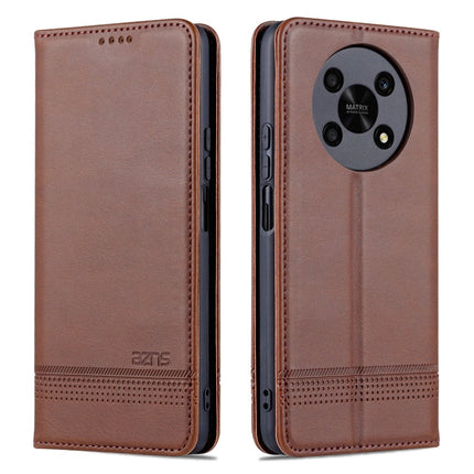 AZNS Magnetic Calf Texture Leather Phone Case