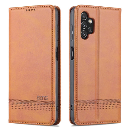 AZNS Magnetic Calf Texture Leather Phone Case