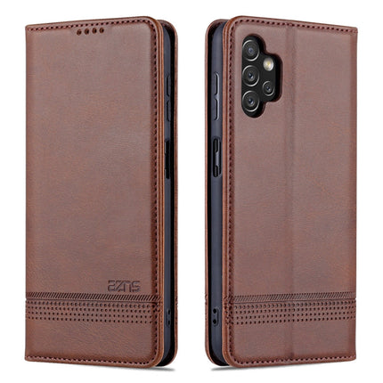 AZNS Magnetic Calf Texture Leather Phone Case