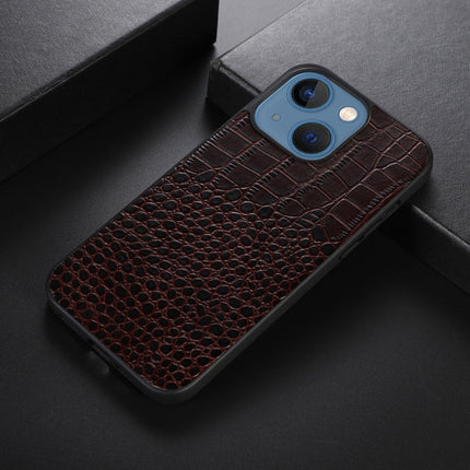 Crocodile Top Layer Cowhide Leather Case, For iPhone 13 mini, For iPhone 12 mini, For iPhone 12 / 12 Pro, For iPhone 12 Pro Max