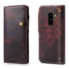 Denior Oil Wax Cowhide Magnetic Button Horizontal Flip Leather Case with Card Slots & Wallet, For iPhone XS Max, For Galaxy S9, For Galaxy S9 Plus, For Galaxy Note 8, For Galaxy Note9, For Huawei Mate 20, For Huawei Mate 20 Pro, For Galaxy S10