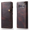 Denior Oil Wax Cowhide Magnetic Button Horizontal Flip Leather Case with Card Slots & Wallet, For iPhone XS Max, For Galaxy S9, For Galaxy S9 Plus, For Galaxy Note 8, For Galaxy Note9, For Huawei Mate 20, For Huawei Mate 20 Pro, For Galaxy S10