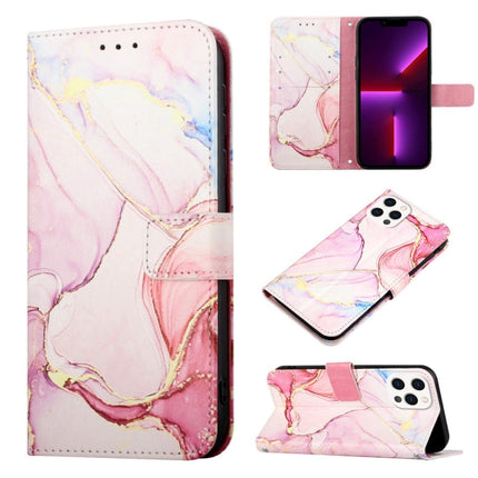 PT003 Marble Pattern Flip Leather Phone Case, For iPhone 13 mini, For iPhone 13, For iPhone 13 Pro, For iPhone 13 Pro Max, For iPhone 12 mini