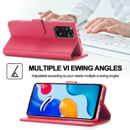 LC.IMEEKE Calf Texture Leather Phone Case, For Xiaomi Redmi Note 11/11S, For Xiaomi Redmi Note 11 Pro International Version, For Xiaomi Redmi Note 11/11S International Version, For Xiaomi Redmi Note 11 International Version