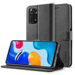 LC.IMEEKE Calf Texture Leather Phone Case, For Xiaomi Redmi Note 11/11S, For Xiaomi Redmi Note 11 Pro International Version, For Xiaomi Redmi Note 11/11S International Version, For Xiaomi Redmi Note 11 International Version