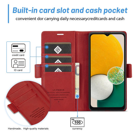 LC.IMEEKE Magnetic Buckle PU + TPU Leather Phone Case, For Samsung Galaxy A53 5G