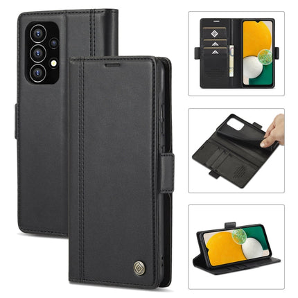 LC.IMEEKE Magnetic Buckle PU + TPU Leather Phone Case, For Samsung Galaxy A53 5G
