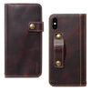 Denior Oil Wax Cowhide DK Magnetic Button Horizontal Flip Leather Case with Holder & Card Slots & Wallet, For iPhone 7 / 8, For iPhone 7 Plus / 8 Plus, For iPhone X / XS, For iPhone XR, For iPhone XS Max, For Galaxy S10, For iPhone 11, For Galaxy S10 Plus