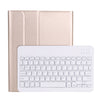 A11BS Lambskin Texture ultra-thin Bluetooth Keyboard Leather Case with Pen Holder & Backlight, A11BS