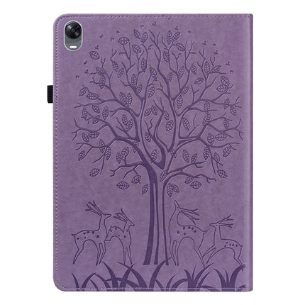 Tree & Deer Pattern Pressed Printing Leather Tablet Case, For OPPO Pad 11 inch, For OPPO Realme Pad 10.4 inch, For Huawei MatePad T 10s 10.1 inch / T 10 9.7 inch, For Lenovo Legion Y700