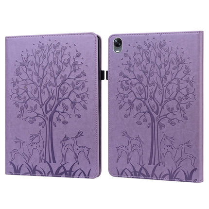 Tree & Deer Pattern Pressed Printing Leather Tablet Case, For OPPO Pad 11 inch, For OPPO Realme Pad 10.4 inch, For Huawei MatePad T 10s 10.1 inch / T 10 9.7 inch, For Lenovo Legion Y700