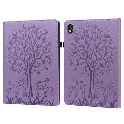 Tree & Deer Pattern Pressed Printing Leather Tablet Case, For OPPO Pad 11 inch, For OPPO Realme Pad 10.4 inch, For Huawei MatePad T 10s 10.1 inch / T 10 9.7 inch, For Lenovo Legion Y700
