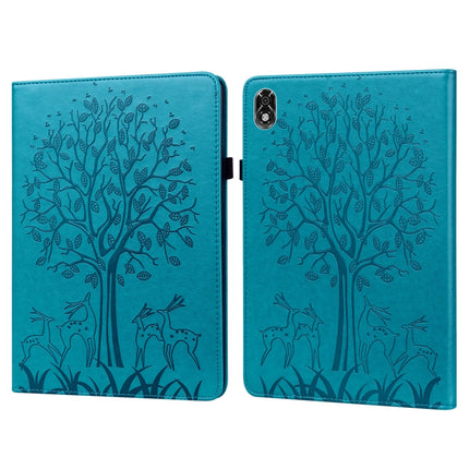 Tree & Deer Pattern Pressed Printing Leather Tablet Case, For OPPO Pad 11 inch, For OPPO Realme Pad 10.4 inch, For Huawei MatePad T 10s 10.1 inch / T 10 9.7 inch, For Lenovo Legion Y700