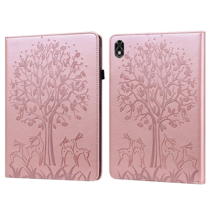 Tree & Deer Pattern Pressed Printing Leather Tablet Case, For OPPO Pad 11 inch, For OPPO Realme Pad 10.4 inch, For Huawei MatePad T 10s 10.1 inch / T 10 9.7 inch, For Lenovo Legion Y700