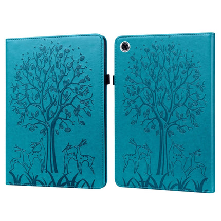 Tree & Deer Pattern Pressed Printing Leather Tablet Case, For iPad mini 6 2021 / mini 2024, For Samsung Galaxy Tab A8 10.5 2021 SM-X200 / SM-X205