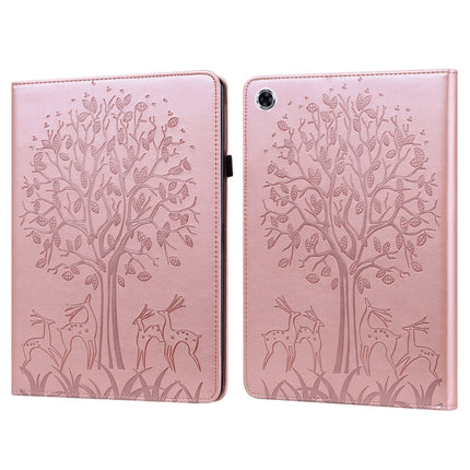 Tree & Deer Pattern Pressed Printing Leather Tablet Case, For iPad mini 6 2021 / mini 2024, For Samsung Galaxy Tab A8 10.5 2021 SM-X200 / SM-X205