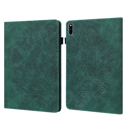 Peacock Embossed Pattern TPU + PU Leather Tablet Case, For Huawei MatePad 10.4, For Huawei MatePad T8 8.0 2020, For Huawei MediaPad T3 10, For Huawei MediaPad T5 10