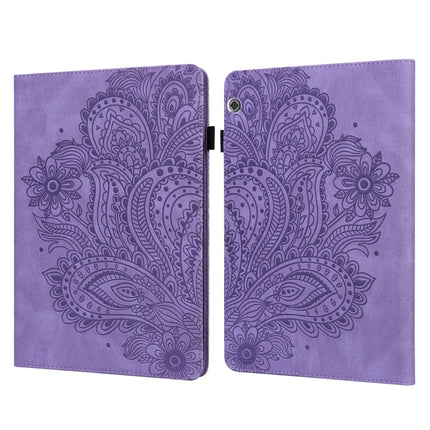 Peacock Embossed Pattern TPU + PU Leather Tablet Case, For Huawei MatePad 10.4, For Huawei MatePad T8 8.0 2020, For Huawei MediaPad T3 10, For Huawei MediaPad T5 10