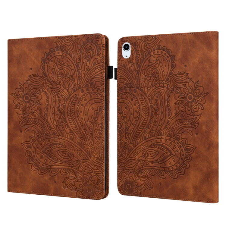 Peacock Embossed Pattern TPU + PU Leather Smart Tablet Case with Sleep / Wake-up, For iPad 10.2 2019 / Pro 10.5 inch, For iPad 5 / 6 / 7 / 8 2017, For iPad Air 2022 / Air 2020 10.9