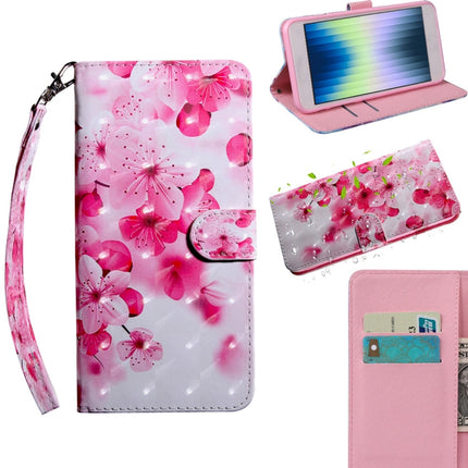 3D Painting Pattern Coloured Drawing Leather Phone Case, For iPhone SE 2022