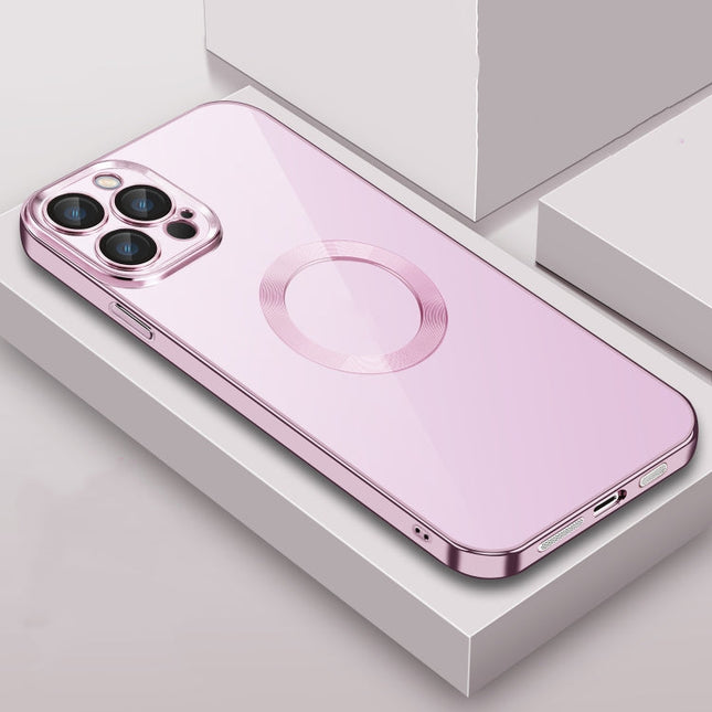 9D Electroplated Edge Len Film Clear PC + TPU Shockproof Case, For iPhone 11, For iPhone 11 Pro Max, For iPhone 12