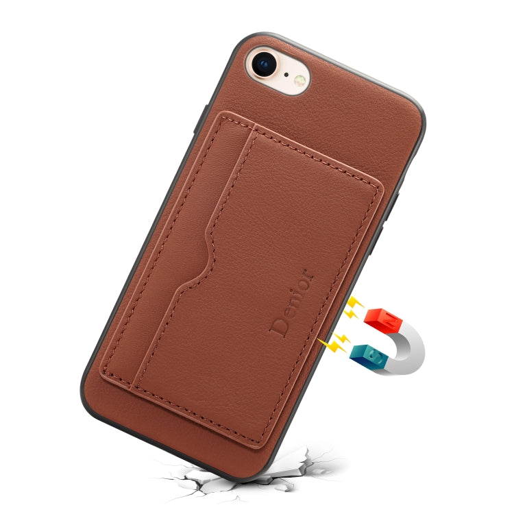 Denior V3 Luxury Car Cowhide Leather Protective Case with Holder & Card Slot, For iPhone 7 / 8, For iPhone 7 Plus / 8 Plus, For iPhone X / XS, For Galaxy Note9, For Galaxy S10, For Galaxy S10 Plus, For iPhone XR, For iPhone XS Max