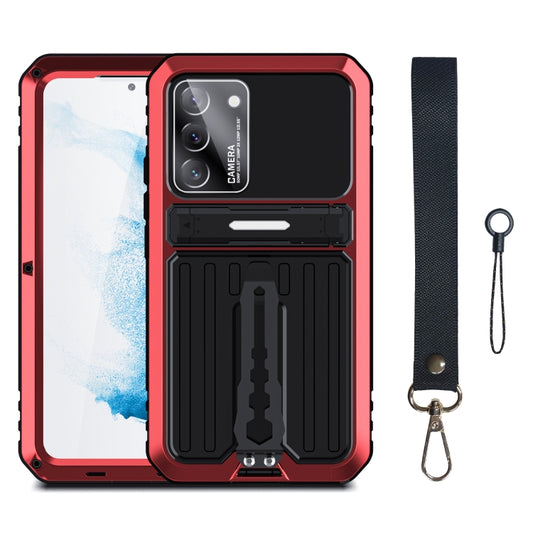 Triple-proof Armor Phone Case with Holder, For Samsung Galaxy S22 5G, For Samsung Galaxy S22+ 5G