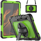 For Samsung Galaxy Tab S8 11 inch SM-X700 / Black+Yellow Green