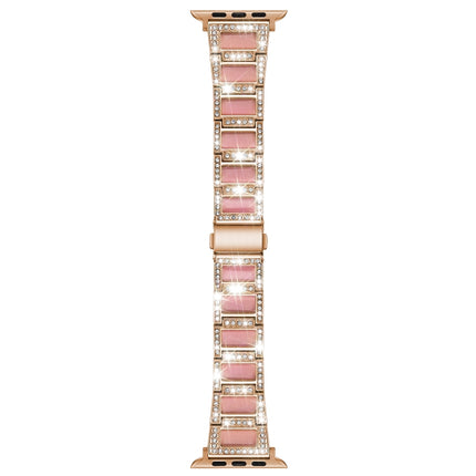22mm Metal Opal Watchband For Apple Watch Series, 7 41mm / 6&SE&5&4 40mm / 3&2&1 38mm, 7 45mm / 6&SE&5&4 44mm / 3&2&1 42mm