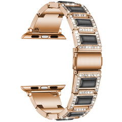 22mm Metal Opal Watchband For Apple Watch Series, 7 41mm / 6&SE&5&4 40mm / 3&2&1 38mm, 7 45mm / 6&SE&5&4 44mm / 3&2&1 42mm