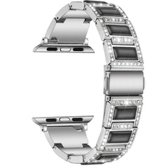 22mm Metal Opal Watchband For Apple Watch Series, 7 41mm / 6&SE&5&4 40mm / 3&2&1 38mm, 7 45mm / 6&SE&5&4 44mm / 3&2&1 42mm