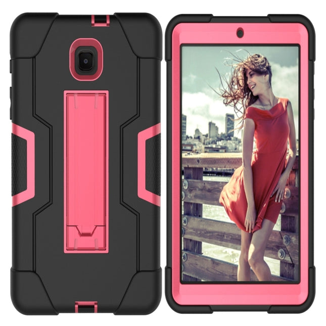 Contrast Color Silicone + PC Combination Case with Holder, For Galaxy Tab A 8.0 (2018) T387, For Galaxy Tab A 8.0 (2019) T290