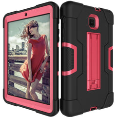 Contrast Color Silicone + PC Combination Case with Holder, For Galaxy Tab A 8.0 (2018) T387, For Galaxy Tab A 8.0 (2019) T290