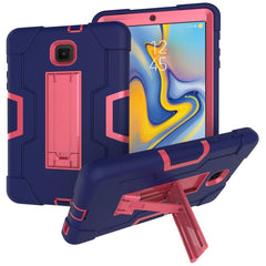 Contrast Color Silicone + PC Combination Case with Holder, For Galaxy Tab A 8.0 (2018) T387, For Galaxy Tab A 8.0 (2019) T290