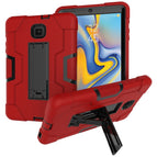 For Galaxy Tab A 8.0 (2018) T387 / Red + Black